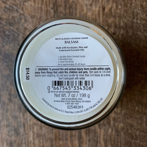NWT Balsam Fall Candle ‼️Bath & Body Works 7oz - Picture 4 of 4